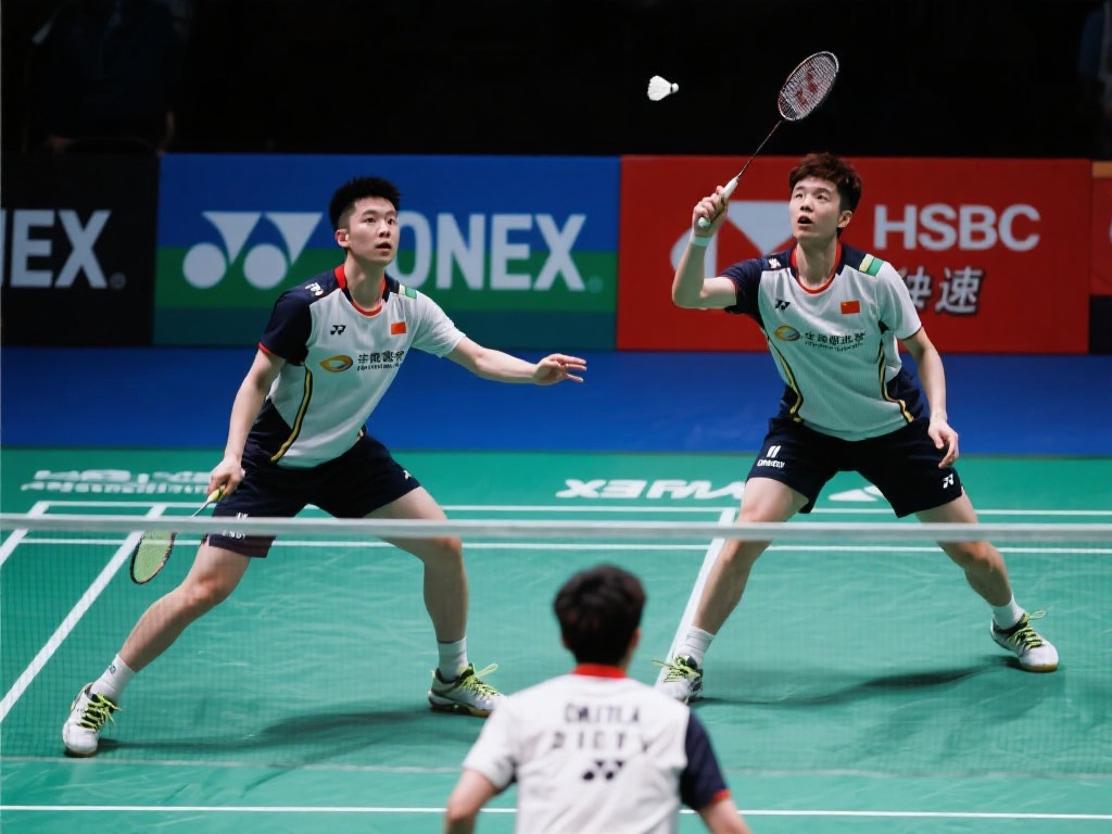 石宇奇直落两局击败全奕陈速胜晋级 第一局比赛中,全奕陈尝试利用多拍拉吊寻找